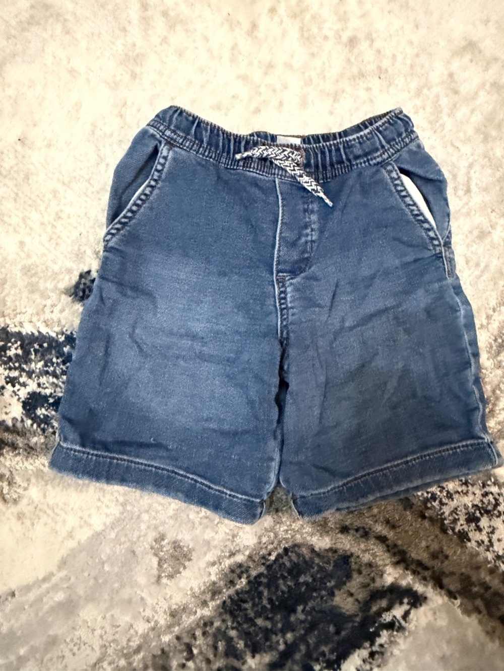Carter's Boys 5T Pull-On Denim Shorts Elastic Waist Drawstring
